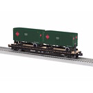 2426730 Railway Express Agency 50' TOFC Flatcar w/ 20' Trailers