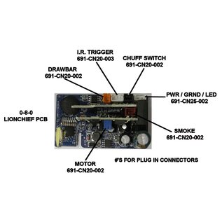 Lionel 691-LNCF-025 LionChief PCB w/Frosty 0-8-0 Sounds