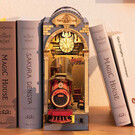 Robotime TGB04 Time Travel Train Book Nook Shelf Insert Kit