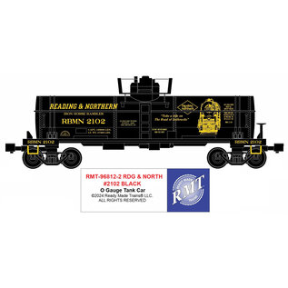 RMT 96812-2 Reading & Northern Tank Car #2102, Black