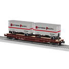 Lionel 2426740 SP 50' TOFC Flatcar w/ 20'  Trailers