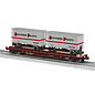 Lionel 2426740 SP 50' TOFC Flatcar w/ 20'  Trailers