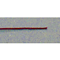 Henning's Parts Cloth Covered 24 gauge Solid Strand Red Wire, 1ft