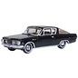 Oxford 87PB65004 Plymouth Barracuda Black Car