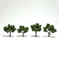 Woodland Scenics TR1503 Realistic Trees, Light green, 4Pcs.