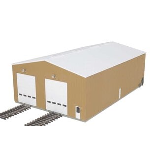 Walthers 933-2986 Modern Steel 2-Track Engine House Kit