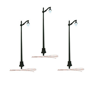 Woodland Scenics JP5639 Arched Cast Irone Street Lights, 3Pkg