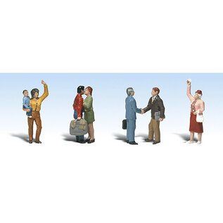 Woodland Scenics A2193 Goodbye People Figures, N Scale