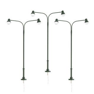 Lionel 2429220 Double Arm Globe Light 3-Pack