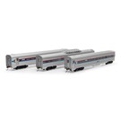 Roundhouse RND79121 Amtrak Passenger Cars 3Pk