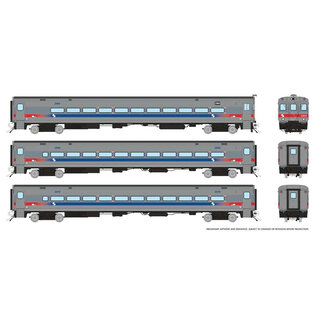 Rapido 128557 SEPTA Comet Car Set #1, 3 Pack