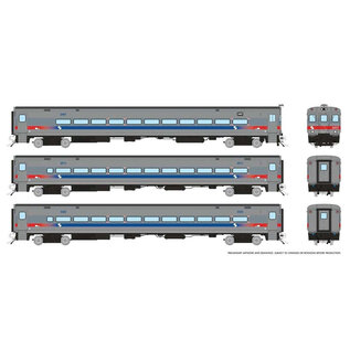 Rapido 128558 SEPTA Comet Car Set #2, 3 Pack