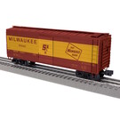 Lionel 2542051 Milwaukee Road Rib-Side Boxcar (Yellow Band) #8363