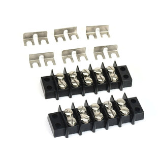 Henning's Trains TB-5-2 Terminal Block 5 Screw Double Row, 2 Pcs