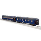 Lionel 2427550 Royal Blue Wood Passenger 2 Pack A