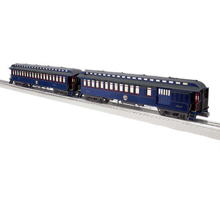 Lionel 2427560 Royal Blue Wood Passenger 2 Pack B