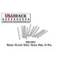 USA Track LLC 200-0112 Nickel Plated Std/O Gauge Steel Track Pins, 12 Pcs.