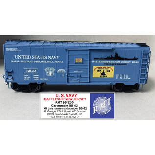 RMT 96432-5 U.S.Navy - Battleship New Jersey #BB-62 Boxcar