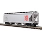 Atlas O 3001626 3-Bay Cov. Hopper Ralston Purina, 3 Rail