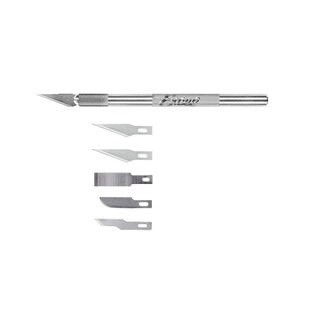 Excel Hobby Blades 19001 #1 Light Duty Knife w/Cap & Extra Blades