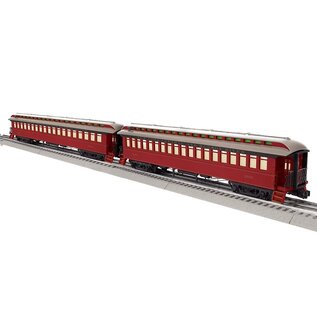Lionel 2427360 Pennsylvania Semi-Vestibule Wood Coach 2 Pack