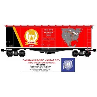 RMT 96455 CPKC 2024 Steam Tour Steel Side PS-1 40' Boxcar