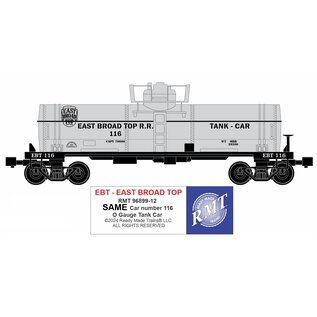 RMT 96899-12 East Broad Top RR Single Dome Tank Car