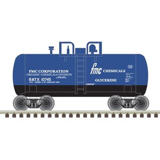 Atlas 50006875 N Beer Can Tank Car FMC Chemicals #10744