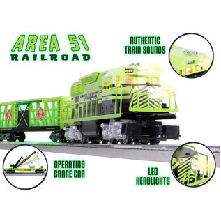 Lionel 2523010 Area 5551 UFO Recovery Lionchief Freight Set 5.0