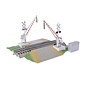 2529070 FasTrack Grade Crossing w/Gates & Flashers