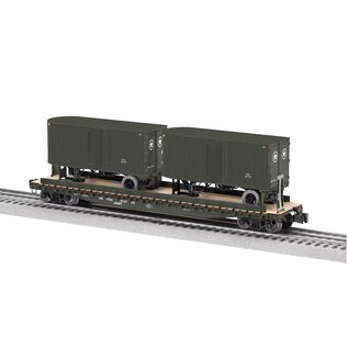 Lionel 2526350 US Army TOFC 2/2 Trailers #39500