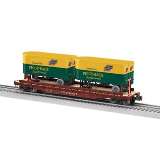 Lionel 2526370 Chicago Northwestern TOFC w/2 trailers