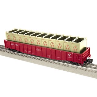 Lionel 2526570 AEC PS-5 Gondola w/cannisters #1951