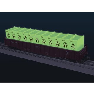 Lionel 2526570 AEC PS-5 Gondola w/cannisters #1951