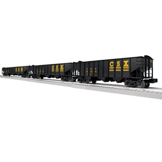 Lionel 2542220 CSX 3-Bay Hopper 3-Pack A