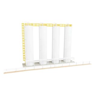 Walthers 4145 Plastic Pellet Plant Building Kit