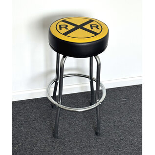 The Layout Master RRX01, Railroad Crossing Swivel Bar Stool, Custom