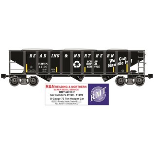 RMT 66212-2  Reading & Northern 70 Ton Hopper Car