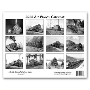 Audio-Visual Designs 2026 All Pennsy Calendar, Audio-Visual Designs