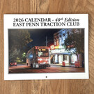 EPTC 2026 East Penn Traction Club Calendar