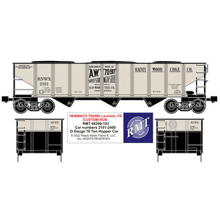 RMT 66299-103 Rainey-Wood 70 Ton Hopper Car (pre-order)