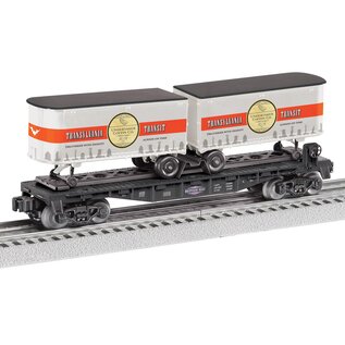 Lionel 2528700 Whispering Rails Flatcar w/Piggyback Trailers