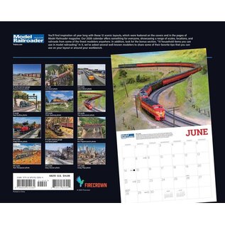 Kalmbach Books 2026 Model Railroader Calendar