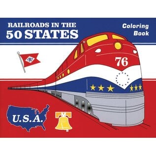 Railroads in the 50 States Coloring Book
