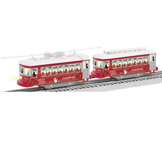 Lionel 6-38203 Holly Jolly Trolley Two Car Set