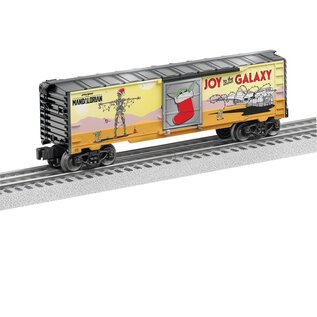 Lionel 2528300 STAR WARS Mandalorian Grogu Christmas Boxcar