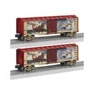 Lionel 2528410 Thomas Kincade - Disney Mickey & Minnie Evening Sleigh Ride Boxcar