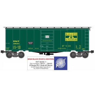 RMT 96499-11 BR&W Black River & Western Steel Side PS-1 40' Boxcar (pre-order)