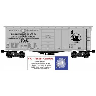 RMT 96426-1 CNJ-Jersey Central 75,000th 40' PS-1 Boxcar (pre-order)