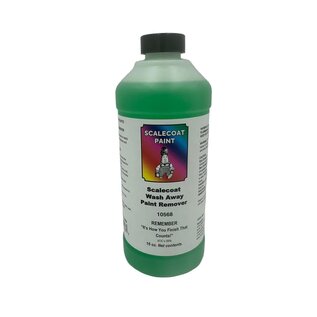 Scalecoat 10568 Wash Away Paint Remover, 16oz.